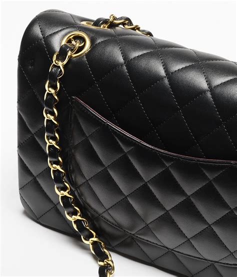 Manico Chanel Coco Nero Pelle ref.1127474 